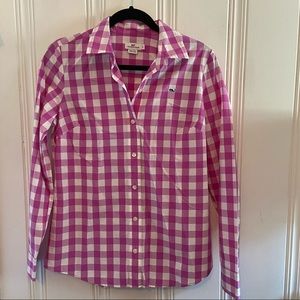 VV button down gingham shirt